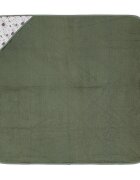 Petite&Mars Prosop cu gluga PetiteMars Loulou hipoalergenic 100x100 cm Lame BejVerde