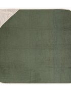Petite&Mars Prosop cu gluga PetiteMars Loulou hipoalergenic 100x100 cm Verde Botanic