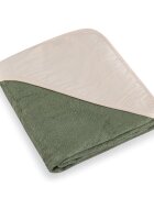 Petite&Mars Prosop cu gluga PetiteMars Loulou hipoalergenic 100x100 cm Verde Botanic