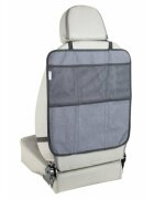 Petite&Mars Protectie impermeabila pentru bancheta auto si spatar cu organizator 3 in 1 Savior gri