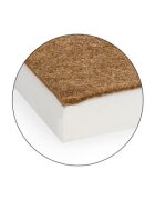 Petite&Mars Saltea copii Coco Dream cu husa detasabila 120x60x8 cm Alb