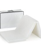 Petite&Mars Saltea pliabila PetiteMars Foldie multifunctionala 120x60x5 cm alb