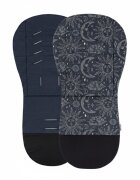 Petite&Mars Salteluta pentru carucior PetiteMars Foamy Gri inchis reversibila cu doua fete din spuma universala 86x42 cm