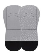 Petite&Mars Salteluta pentru carucior PetiteMars reversibila cu doua fete din spuma 86x42 cm gri