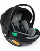 Petite&Mars Scaun auto pentru copii PetiteMars Core Pro NegruGri 0-13 kg 40-87 cm cu salteluta maner reglabil tetiera ajustabila in 5 pozitii ECE R129