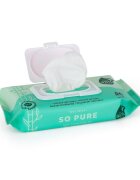 Petite&Mars Servetele umede PetiteMars multifunctionale din bambus alb