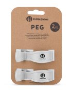 Petite&Mars Set 2 clesti multifunctionali pentru carucior PetiteMars Alb