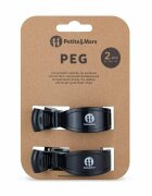 Petite&Mars Set 2 clesti multifunctionali pentru carucior PetiteMars Negru