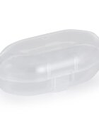 Petite&Mars Set 2 periute de dinti PetiteMars pentru deget cu peri moi silicon rozbej