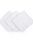 Petite&Mars Set 3 scutece PetiteMars din muselina de bambus Moussy Total White hipoalergenice 68 x 68 cm Alb
