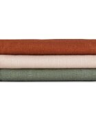 Petite&Mars Set 3 scutece PetiteMars Earth Tones Moussy din muselina de bambus hipoalergenice 68x68 cm