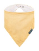 Petite&Mars Set bavete bandana PetiteMars Luke BejOcru 2 bucati bumbac natural reglabila cu capse 3 luni+