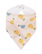 Petite&Mars Set bavete bandana PetiteMars Luke BejOcru 2 bucati bumbac natural reglabila cu capse 3 luni+