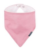 Petite&Mars Set bavete bandana PetiteMars Luke BejRoz 2 bucati bumbac natural reglabila cu capse 3 luni+