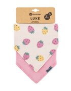 Petite&Mars Set bavete bandana PetiteMars Luke BejRoz 2 bucati bumbac natural reglabila cu capse 3 luni+