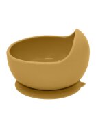Petite&Mars Set de hranire PetiteMars cu farfurie bol si tacamuri din silicon fara BFA ocru