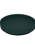Petite&Mars Set de hranire PetiteMars cu farfurie bol si tacamuri din silicon fara BFA verde inchis