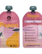 Petite&Mars Set de pungi PetiteMars Papoo pentru mancare reutilizabile fara BPA 150 ml Multicolor