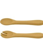 Petite&Mars Set tacamuri din silicon PetiteMars fara BPA TakeMatch 6 luni+ ocru