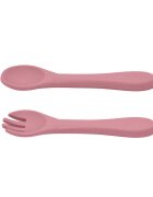 Petite&Mars Set tacamuri din silicon PetiteMars fara BPA TakeMatch 6 luni+ roz