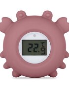 Petite&Mars Temometru digital PetiteMars Crabul Caleb multifunctional ecran usor de citit valoare precisa silicon sigur avertizare temperatura 0 luni+ Roz