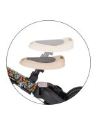 Petite&Mars Tricicleta pentru copii PetiteMars City Beat Turbo editie limitata 5 in 1 multifunctionala vehicul de impins bicicleta cufara pedale maner de ghidaj