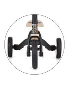 Petite&Mars Tricicleta pentru copii PetiteMars City Beat Turbo editie limitata 5 in 1 multifunctionala vehicul de impins bicicleta cufara pedale maner de ghidaj