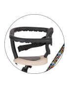 Petite&Mars Tricicleta pentru copii PetiteMars City Beat Turbo editie limitata 5 in 1 multifunctionala vehicul de impins bicicleta cufara pedale maner de ghidaj
