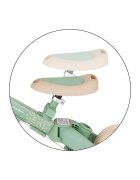 Petite&Mars Tricicleta pentru copii PetiteMars Green Twist Turbo editie limitata 5 in 1 multifunctionala vehicul de impins bicicleta cufara pedale maner de ghidaj