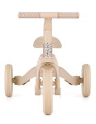 Petite&Mars Tricicleta pentru copii PetiteMars Pink Meadow Turbo editie limitata 5 in 1 multifunctionala vehicul de impins bicicleta cufara pedale maner de ghidaj
