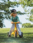 Petite&Mars Tricicleta pentru copii PetiteMars Turbo Albastru 5 in 1 Multifunctionala Vehicul de impins Bicicleta cufara pedale Cu maner de ghidaj Detasabil Roti din cauciuc Pana la 25 kg 1.5-5 ani