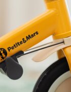 Petite&Mars Tricicleta pentru copii PetiteMars Turbo Bej 5 in 1 Multifunctionala Vehicul de impins Bicicleta cufara pedale Cu maner de ghidaj Detasabil Roti din cauciuc Pana la 25 kg 1.5-5 ani