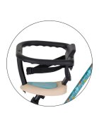 Petite&Mars Tricicleta pentru copii PetiteMars Turbo Dino Park editie limitata 5 in 1 multifunctionala cu maner de ghidaj roti din cauciuc greutate admisa 25 kg 1.5-5 ani