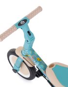 Petite&Mars Tricicleta pentru copii PetiteMars Turbo Dino Park editie limitata 5 in 1 multifunctionala cu maner de ghidaj roti din cauciuc greutate admisa 25 kg 1.5-5 ani