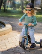 Petite&Mars Tricicleta pentru copii PetiteMars Turbo Dino Park editie limitata 5 in 1 multifunctionala cu maner de ghidaj roti din cauciuc greutate admisa 25 kg 1.5-5 ani