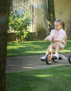 Petite&Mars Tricicleta pentru copii PetiteMars Turbo Dino Park editie limitata 5 in 1 multifunctionala cu maner de ghidaj roti din cauciuc greutate admisa 25 kg 1.5-5 ani
