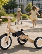 Petite&Mars Tricicleta pentru copii PetiteMars Turbo Llama Vibes editie limitata 5 in 1 multifunctionala cu maner de ghidaj roti din cauciuc greutate admisa 25 kg 1.5-5 ani
