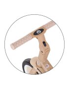 Petite&Mars Tricicleta pentru copii PetiteMars Turbo Llama Vibes editie limitata 5 in 1 multifunctionala cu maner de ghidaj roti din cauciuc greutate admisa 25 kg 1.5-5 ani