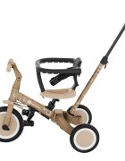 Petite&Mars Tricicleta pentru copii PetiteMars Turbo Llama Vibes editie limitata 5 in 1 multifunctionala cu maner de ghidaj roti din cauciuc greutate admisa 25 kg 1.5-5 ani