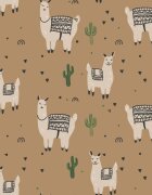 Petite&Mars Tricicleta pentru copii PetiteMars Turbo Llama Vibes editie limitata 5 in 1 multifunctionala cu maner de ghidaj roti din cauciuc greutate admisa 25 kg 1.5-5 ani