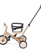 Petite&Mars Tricicleta pentru copii PetiteMars Turbo Llama Vibes editie limitata 5 in 1 multifunctionala cu maner de ghidaj roti din cauciuc greutate admisa 25 kg 1.5-5 ani