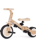 Petite&Mars Tricicleta pentru copii PetiteMars Turbo Llama Vibes editie limitata 5 in 1 multifunctionala cu maner de ghidaj roti din cauciuc greutate admisa 25 kg 1.5-5 ani