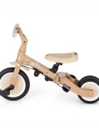 Petite&Mars Tricicleta pentru copii PetiteMars Turbo Llama Vibes editie limitata 5 in 1 multifunctionala cu maner de ghidaj roti din cauciuc greutate admisa 25 kg 1.5-5 ani