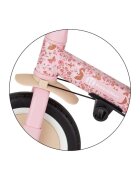 Petite&Mars Tricicleta pentru copii PetiteMars Turbo Rosy Wilderness editie limitata 5 in 1 multifunctionala cu maner de ghidaj roti din cauciuc greutate admisa 25 kg 1.5-5 ani