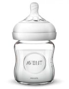 Philips Avent Biberon sticla Philips-Avent Natural SCF05117 cu tetina debit lent 120 ml