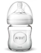 Philips Avent Biberon sticla Philips-Avent Natural SCF05117 cu tetina debit lent 120 ml