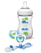 Philips Avent Set cadou cu elefanti pentru baieti SCD62701
