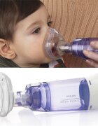Philips Respironics Camera de inhalare Optichamber Diamond cu masca 0-18 luni
