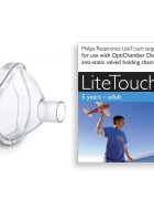 Philips Respironics Masca large LiteTouch 5 ani - adulti pentru Optichamber