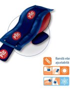 PIC SOLUTION Compresa reutilizabila ThermoGel pentru terapie caldarece 10x26 cm cu banda elastica pentru prinderefixare